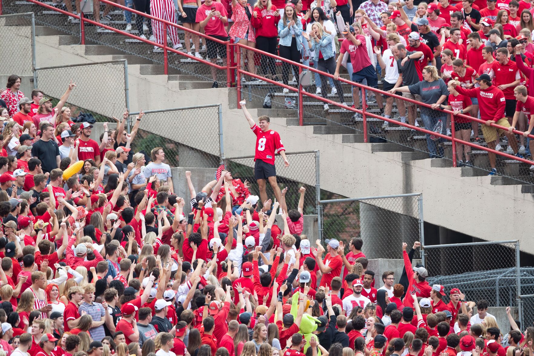 Nebraska student section